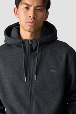 ICANIWILL - Everyday Zip Hoodie Men Grey Melange - Herren - ICIW