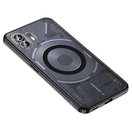 Magnetisk Telefon Cover til Nothing Phone (2), pc+tpu Telefon Cover Kompatibel med Magsafe - Mat Sort