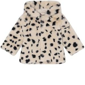Molo Wild Dot Ulva Faux Fur Coat 80 cm - Coats and jackets - 80 cm - Cream