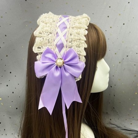 Lolita Pannband Bowknot Hårband 6 6