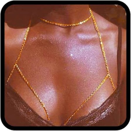 Guld Kropskæde Bikini Brystkæder og BH Kropstilbehør til Kvinder