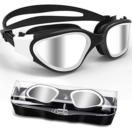 Polarisoidut mustavalkoiset uimalasit, sumun- ja UV-säteilyn esto, c