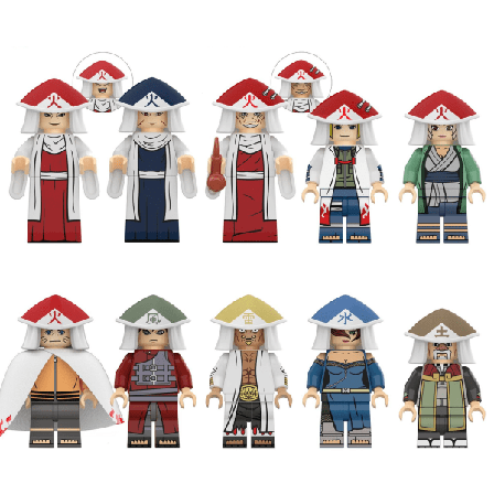 10 St Naruto Monterade Leksaker Barn Monterade Minifigurer