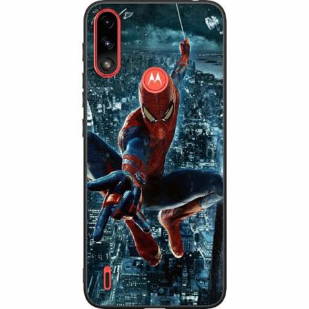 Motorola Moto E7i Power Svart Skal Spiderman
