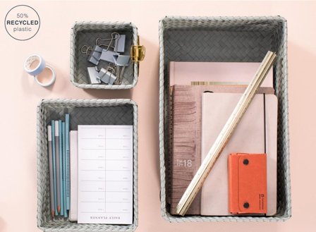 Handed By Kurv Eucalyptus Fit-Big 36x24xH10cm