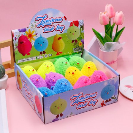 12-pakning Klem og formbar Stress Ball Stress Relax Fidget Neon