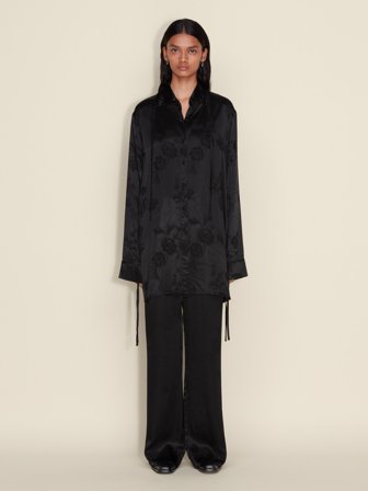 Holzweiler Pom Jaquard Trousers - Black - Women's - XS