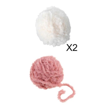 2 stk. 32 meter garn for hekling