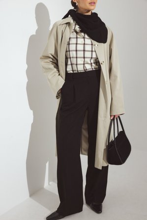 NA-KD Hochgeschnittene Anzughose - Business Hosen - Schwarz - EU 36