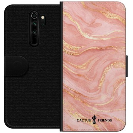 Yhteensopiva Lompakkokotelo Xiaomi Xiaomi Redmi Note 8 Pro Cactus and Friends – RoseGoldFlow