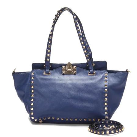 Valentino Vintage - Vintage Väskor - Blå - Dam - Storlek: One Size, Dam, Storlek: ONE SIZE