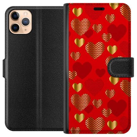 Yhteensopiva Lompakkokotelo Apple Apple iPhone 11 Pro Max GoldenHearts
