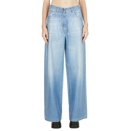 Versace, Jeans Blauw, Dames, Maat:W28,Katoen