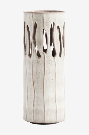 Muubs - Lyhty Gaia L - Beige - Kynttilänjalat & lyhdyt - - Homeroom