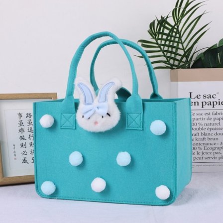 Cartoon Baby Filt Bag Barne Filt Tote Bag 10 10