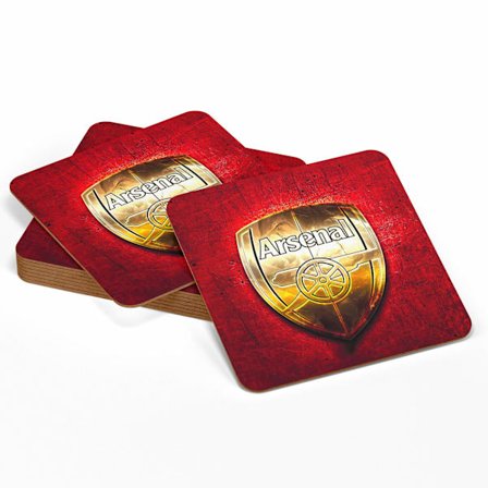 4-Pak - Glassbrikker Arsenal - Underlag til Glass