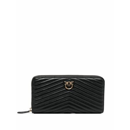 Pinko, Wallet Czarny, Kobieta, Rozmiar: ONE Size