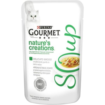Purina Gourmet Nature's Creations Soup Pollo & Verdure 40g