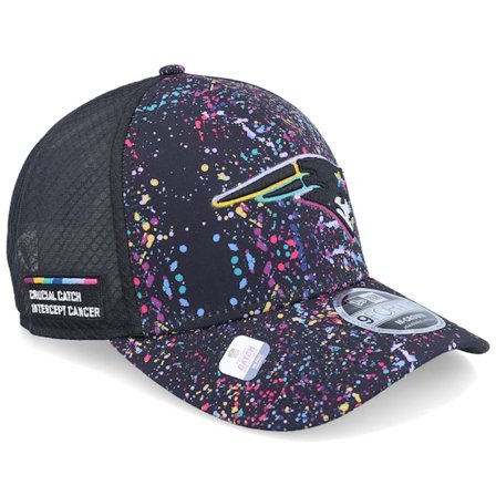 New Era - NFL Schwarz trucker Cap - New England Patriots NFL Crucial Catch 9FORTY Black A-Frame Trucker @ Hatstore