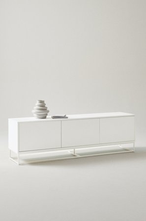 Jotex - Tv-benk 42x180 Cm White mdf / metall - LYCKEBY - Kjøp TV-benker hos Jotex