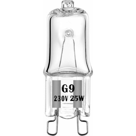 4 st G9 halogenlampor för ugn 25W 230V 300°C tålighet, G9 LED-lampa