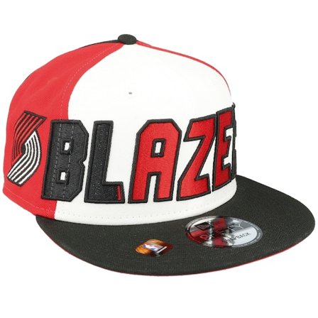 New Era - NBA Vit snapback Keps - Portland Trail Blazers 9FIFTY NBA 23 Back Half White Snapback @ Hatstore