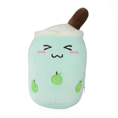 Bubble Tea Cup Formad kudde Mjölkte-mönster APPLE 2 2