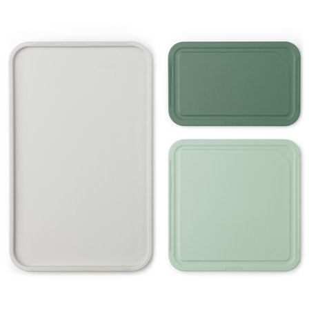 Brabantia Tasty+ skärbrädsset, 3 delar | Matlagning > Köksredskap > Skärbrädor & Brickor > Skärbrädsset | Bagaren och Kocken