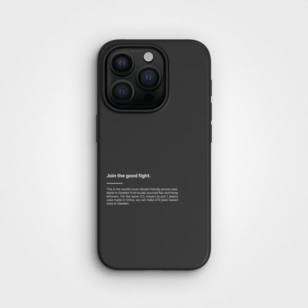 Compostable Black PLNTPRTCT Cases | Join the Good Fight, iPhone 15 Pro