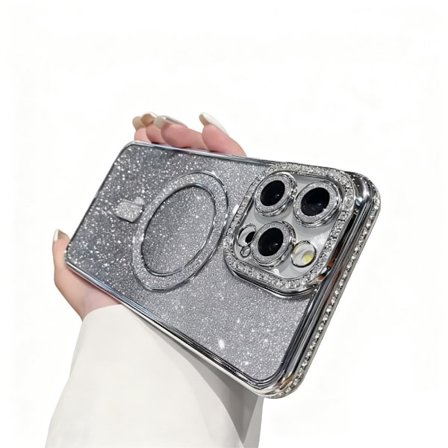 ING iPhone 11 Pro Max puhelinkotelo, liukuväri hopea