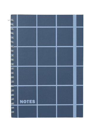 Åhléns Home Linjerad anteckningsbok KIT CHECK A4 Block & anteckningsböcker Blå ONESIZE