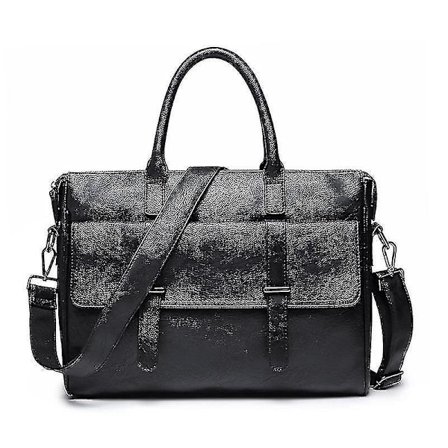 Aktetasker Män Koreansk Resa Datorväska Svart