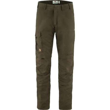 Fjällräven Men's Karl Pro Zip-off Hose in Dark Olive/Grün, G-1000 | Size: 58