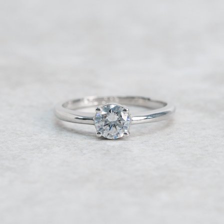 Förlovningsring Källört, 18K Vitguld - Förlovning- och vigselringar