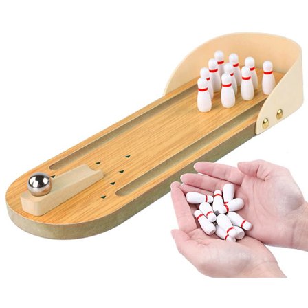 Mini-keilapeli, puinen keilapallo, keilailulelut