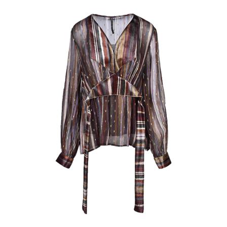 Manila Grace T-Shirts Sort, Dame Bluser