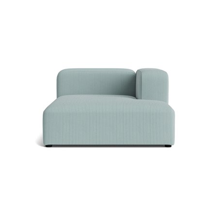 Milo XL chaiselong, højrevendt - Lincoln Pastel Blå - 130x170x72 - Sofa, chaiselong