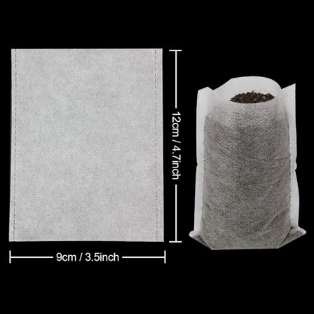 400 stk. biologisk nedbrytbare frøposer, ikke-vevde planter