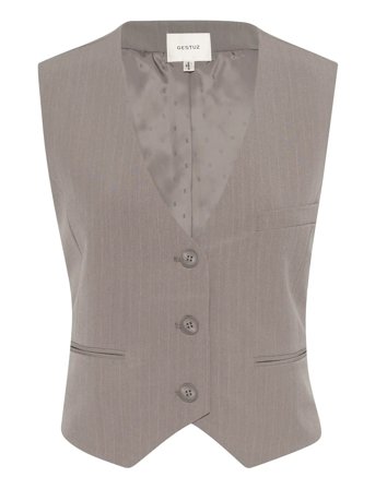 Gestuz | Gzjoelle Mel. Pinstripe Waistcoat | 42