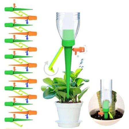 15 Spikes Drypvanding, Automatisk Plantevanding med Langsom Frigivning Vandingssystem til Indendørs Planter