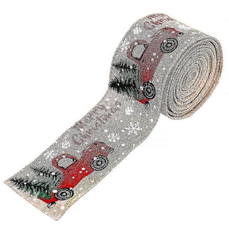 1 rulle julebånd gør-det-selv håndlavet bånd dekorativt bånd til gave