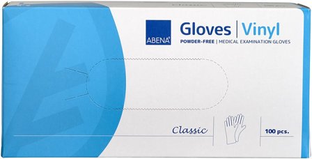 Abena Vinylhandsker Pudderfri 100 stk L, Tøj & Bolig, Husholdning, Rengøring
