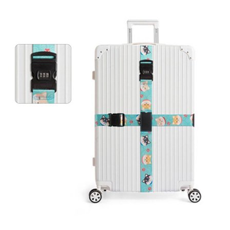 Bagageremmar Packrem GRÖN MED LÖSENORD MED LÖSENORD