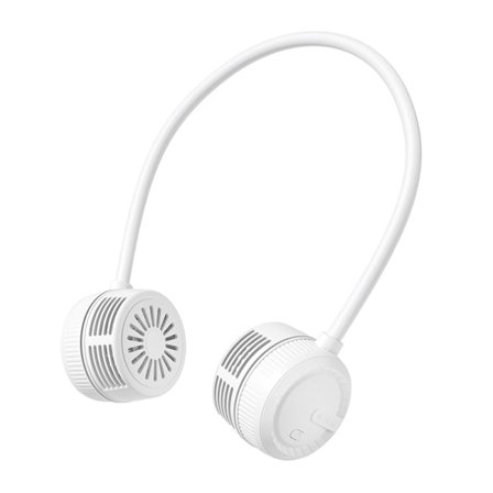 Bærbar nakkefifte, personlig vifte, justerbar strandvifte, kjølende oppladbar vifte, stillegående bladløs vifte,