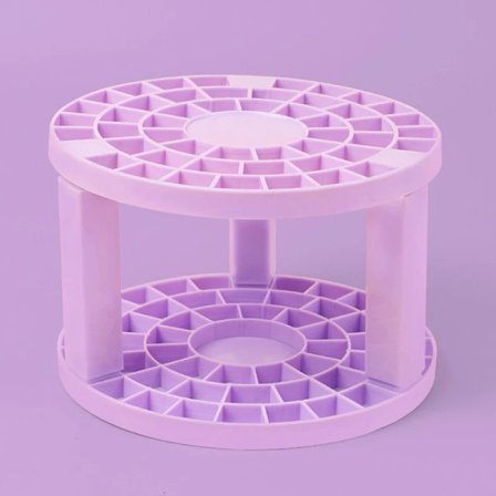 Enkel Portabel Ögonbrynspenna Eyeliner Borste Hängare Sminkverktyg Pennhållare för Sminkborsthållare Skrivbordsorganisatör