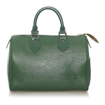 Louis Vuitton Vintage, Pre-owned Epi Speedy 25 bag Groen, Dames, Maat:ONE Size