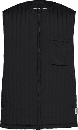 Rains Liner Vest Unisex unlined vests Black L