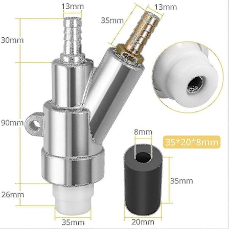 Sandblåsepistol Tilbehør Sandblåsing Luftverktøy Med Boronkarbid Dyse
