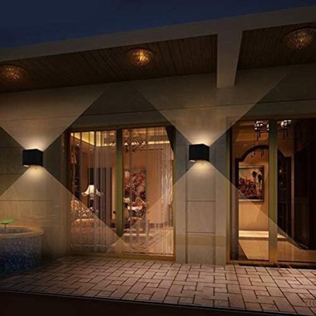 Golv LED Aluminium Vattentät Vägglampa, Upp och Ner Ljus KLB