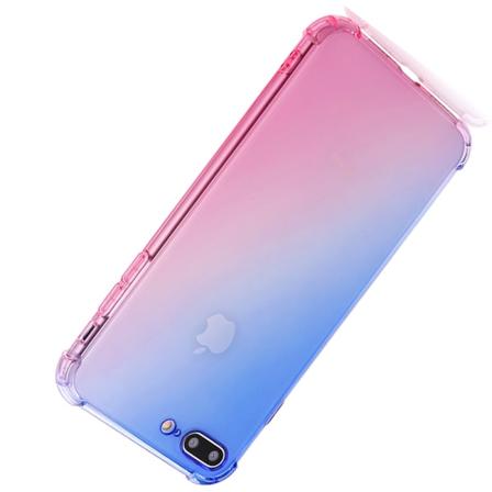 iPhone 7 Plus - Slittåligt Floveme Skal i Silikon Blå/Rosa